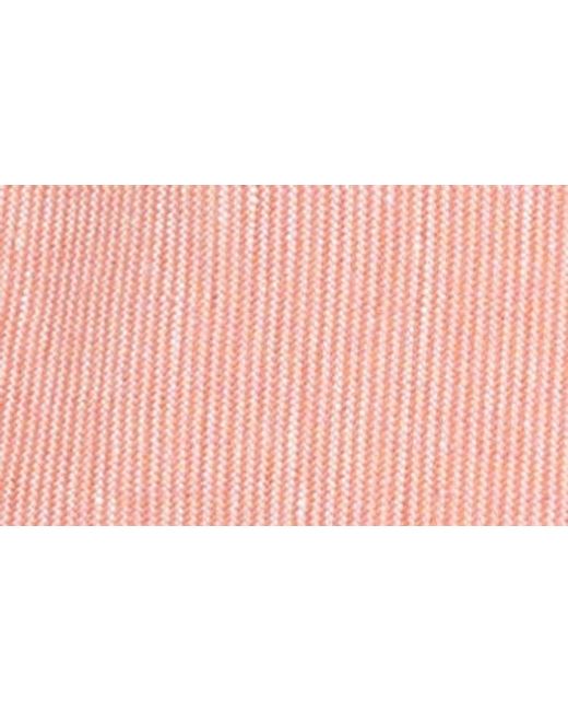 Tommy Bahama Pink Isla Sands Pleated Stripe Linen Blend Shorts for men