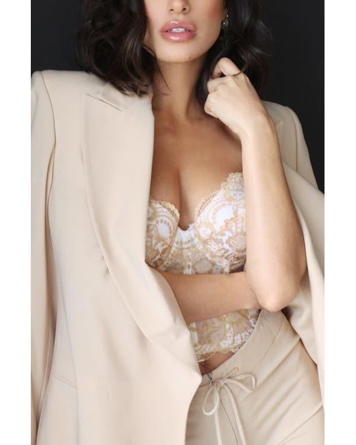 Dominique Intimates Brown Estrada X Strapless Low Back Bustier Bra