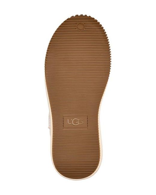 Ugg White Ez-Duzzit Platform Sneaker