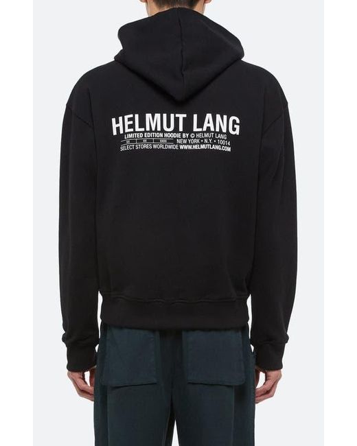 Helmut Lang Black Capsule Logo Graphic Hoodie for men
