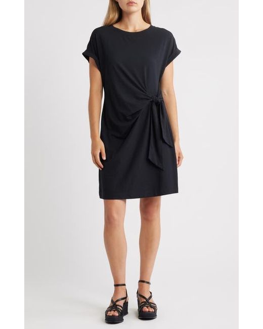 Tommy Bahama Marina Side Tie T-Shirt Dress in Black | Lyst