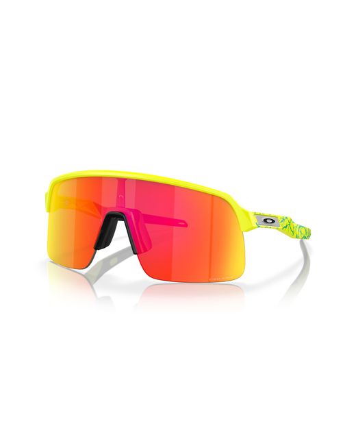 Oakley Pink Sutro Lite 139mm Prizm Semirimless Wrap Shield Sunglasses for men