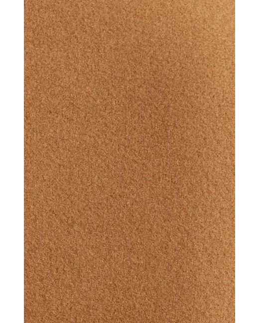 Michael Kors Brown Belted Coat With Oversize Collar