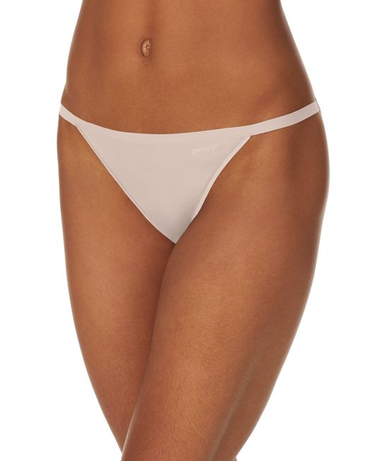 DKNY Brown Active Comfort String Bikini