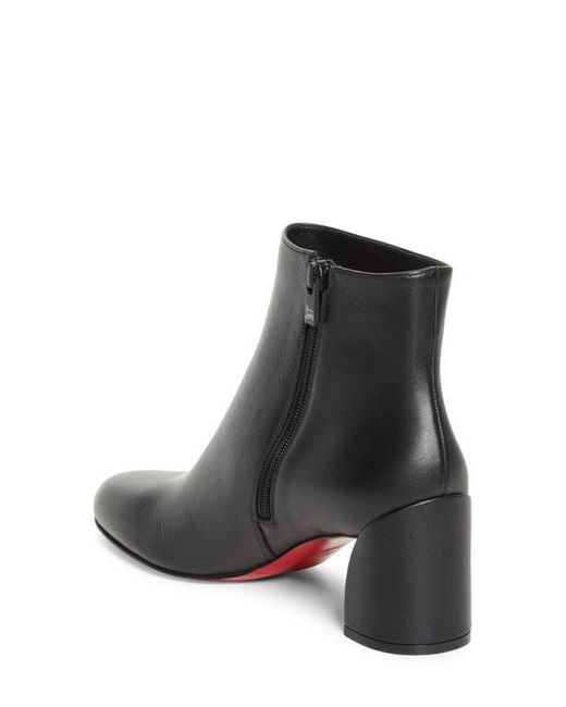 Christian Louboutin Black Jane Block Heel Bootie