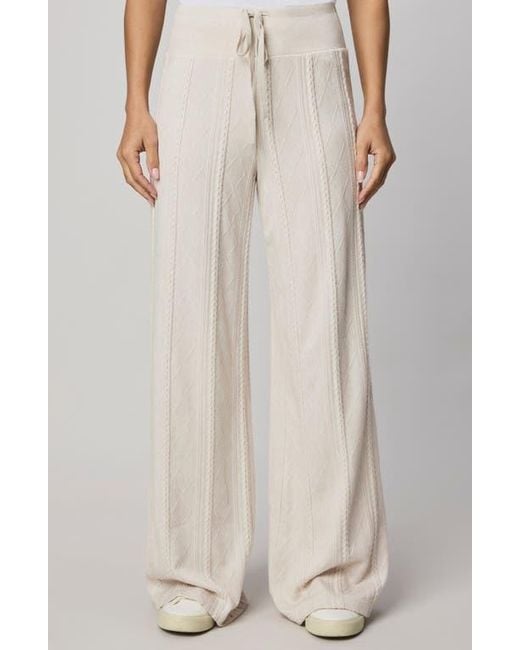 Splendid Multicolor Cable Drawstring Wide Leg Pants