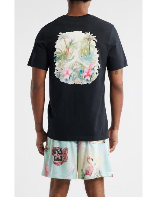 Nike Black Flight Essentials Summertime Vibes Graphic T-Shirt for men