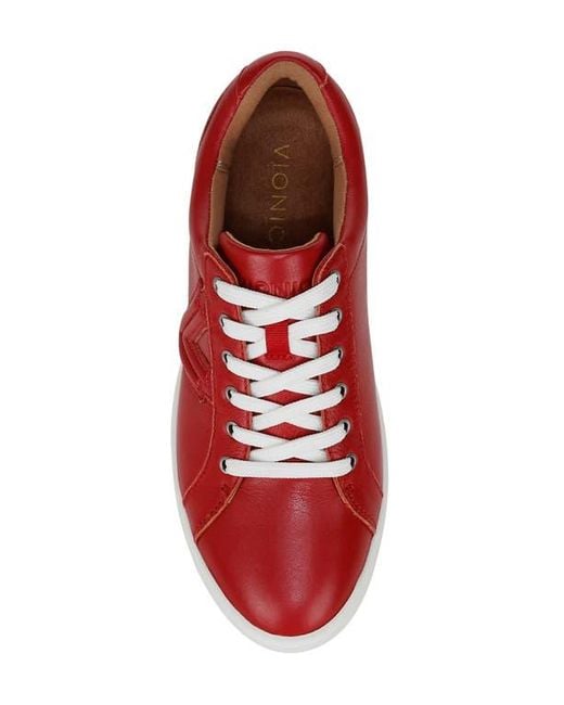 Vionic Red Kearny Platform Sneaker