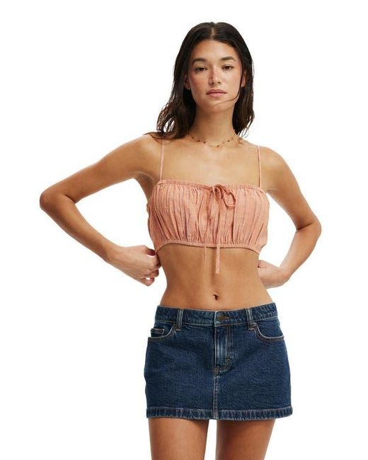 Cotton On Blue Emily Micro Top