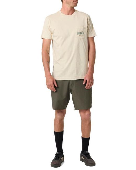 O'neill Sportswear Natural Name Badge Pocket Graphic T-Shirt for men