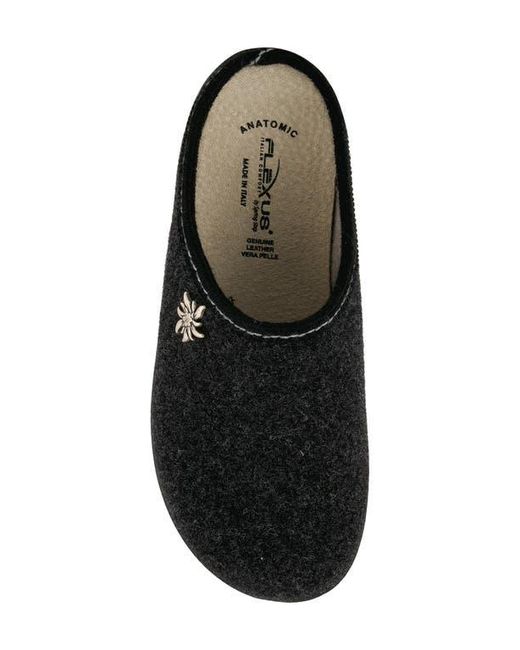 Flexus by Spring Step Black Loralee Scuff Slipper