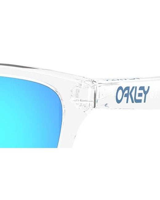 Oakley Blue Prizm Sapphire 53Mm Round Sunglasses for men