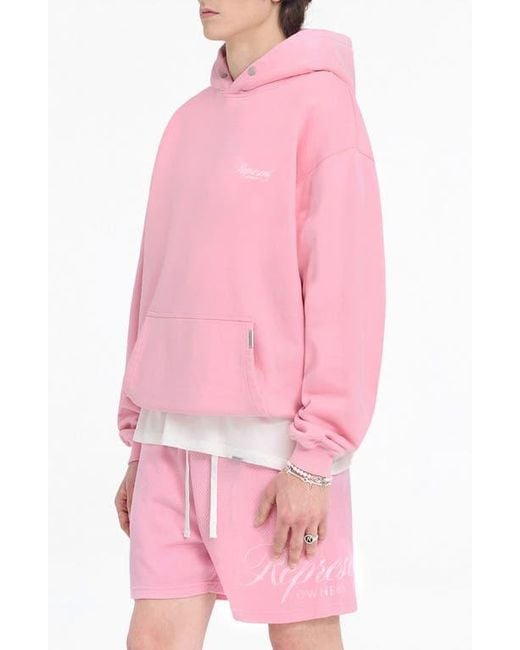 Represent Pink Owners Club Graphic Hoodie for men