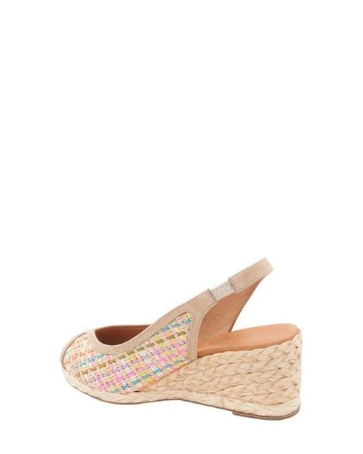 Andre Assous Metallic Audrey Espadrille Wedge Sandal