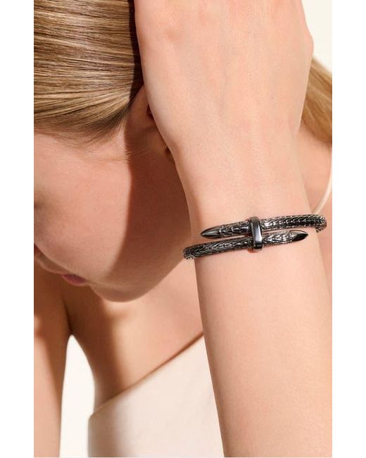John Hardy Black Spear Pavé Flex Cuff for men