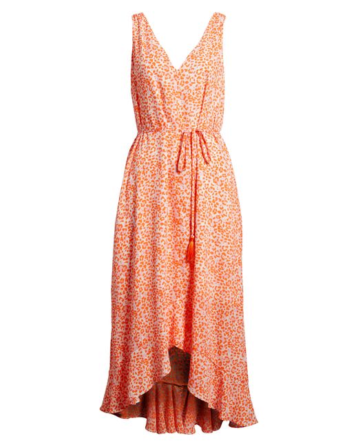 Tommy Bahama Charming Cheetah High-low Dress in Pink | Lyst