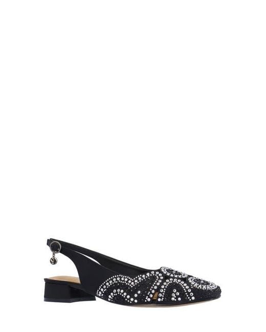 J. Reneé Blue Nicolette Slingback Flat
