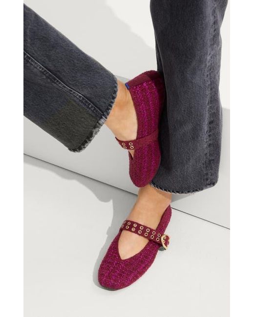 Rothy's Red The Max Buckle Mary Jane