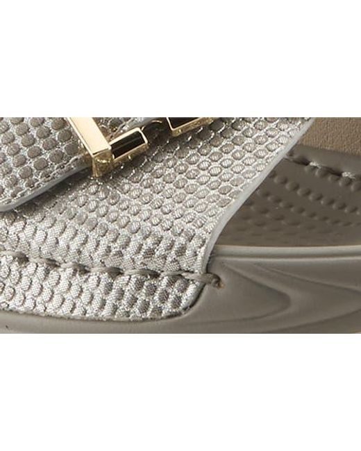 Flexus by Spring Step Gray Brewer Slide Sandal