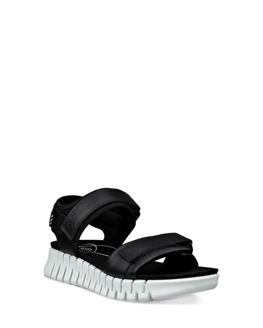 Ecco Black Gruuv Sol Sandal