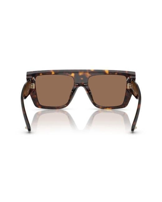 Jimmy Choo Brown 52Mm Rectangular Sunglasses for men