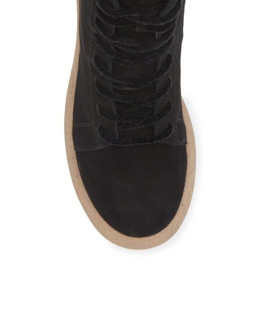 Toni Pons Black Lace-Up Leather Lug Sole Booties