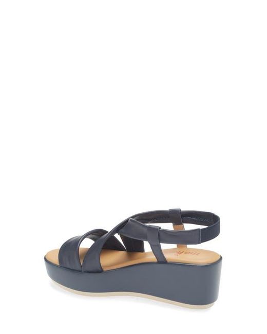 The Flexx Blue Scott Too Platform Wedge Sandal