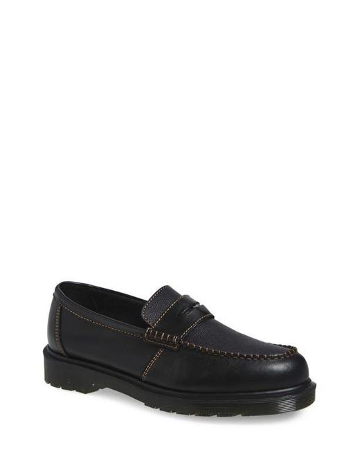 Dr. Martens Black Penton Penny Loafer for men