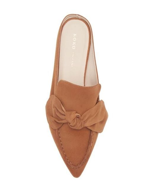 KOKO + PALENKI Brown Piet Bow Mule