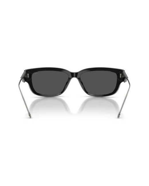 DIESEL Black Geck-D 56Mm Rectangular Sunglasses for men