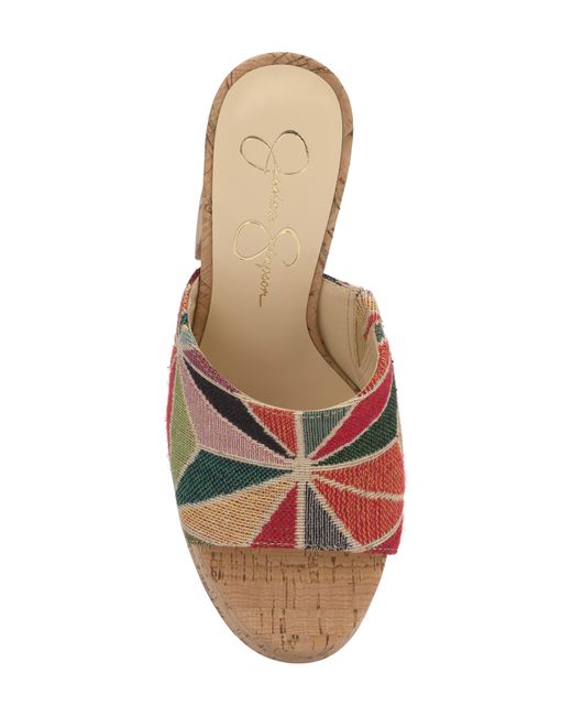 Jessica Simpson Multicolor Xona Platform Sandal