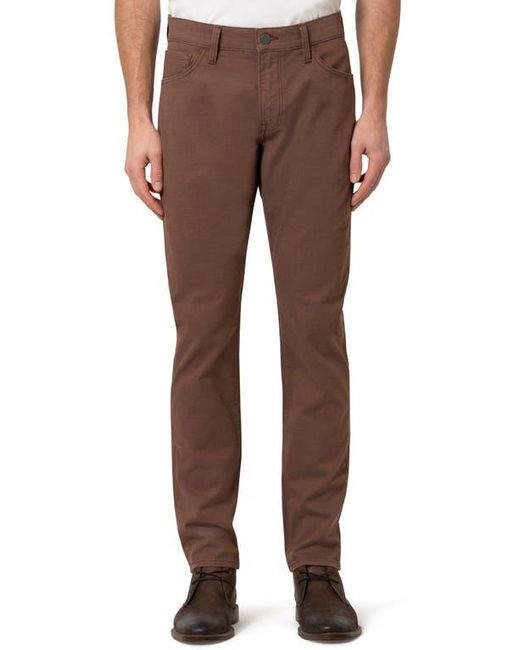 34 Heritage Brown Courage Coolmax Stretch Straight Leg Five Pocket Pants for men