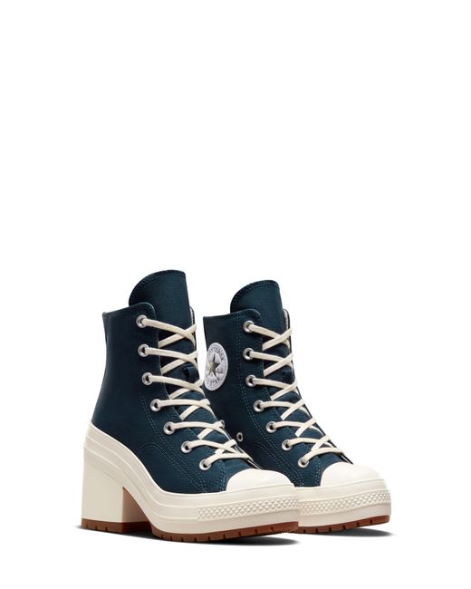 Converse Blue Chuck 70 De Luxe Block Heel Sneaker
