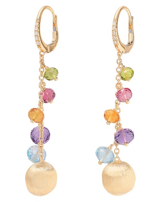 Marco Bicego White Africa Lever Back Drop Earrings