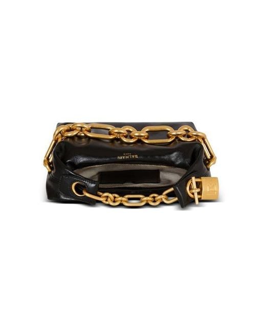 Balmain Black Mini Sync Bag