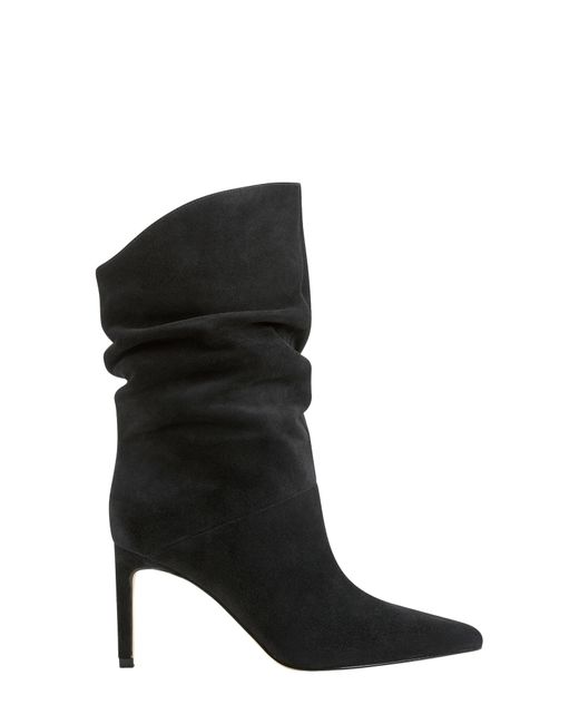 Marc Fisher Black Angi Slouch Pointed Toe Bootie
