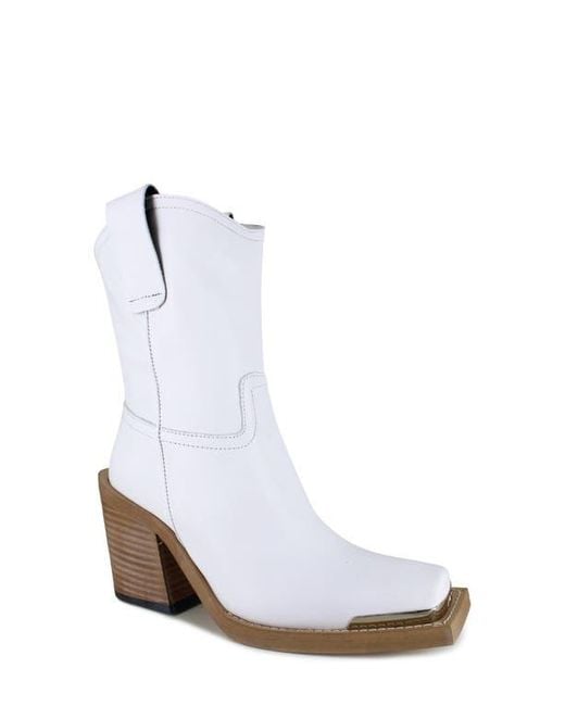 Zigi White Joshi Western Boot