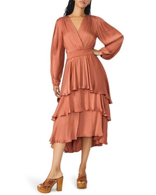 steve madden tiered midi dress Steve Madden Ladies' Tiered Midi Dress