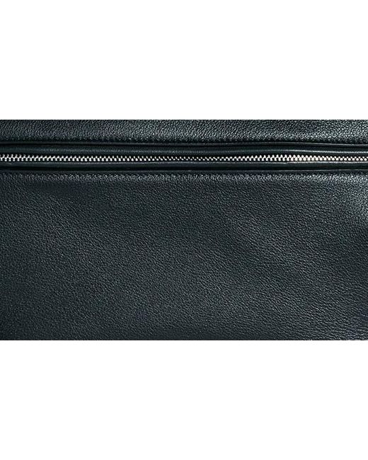 Ferragamo Black Star Leather Shoulder Bag for men