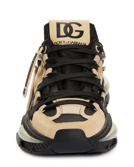 Dolce & Gabbana Black Airmaster Low Top Sneaker for men