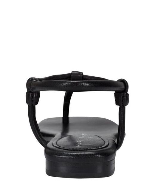Marc Fisher Black Maycee Ankle Strap Sandal