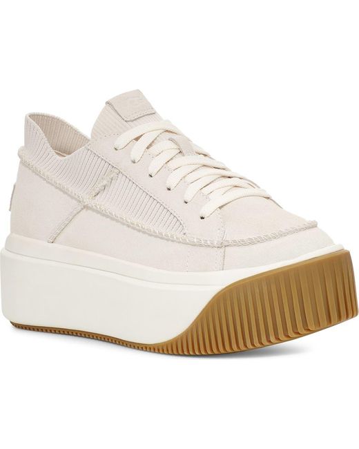 Ugg White Ez-Duzzit Lace Shoes 10 B