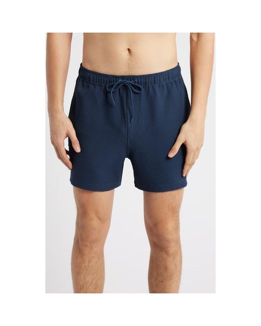 Rails Blue La Brea Iridescent Swim Trunks for men