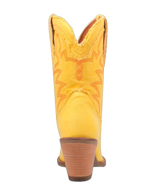 Dingo Yellow Y'all Need Dolly Western Boot