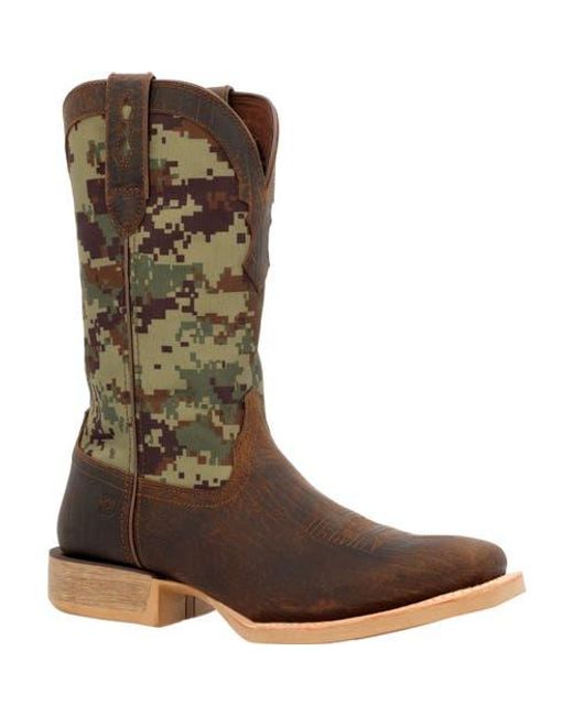 Durango Brown Digi Camo Western Boot for men