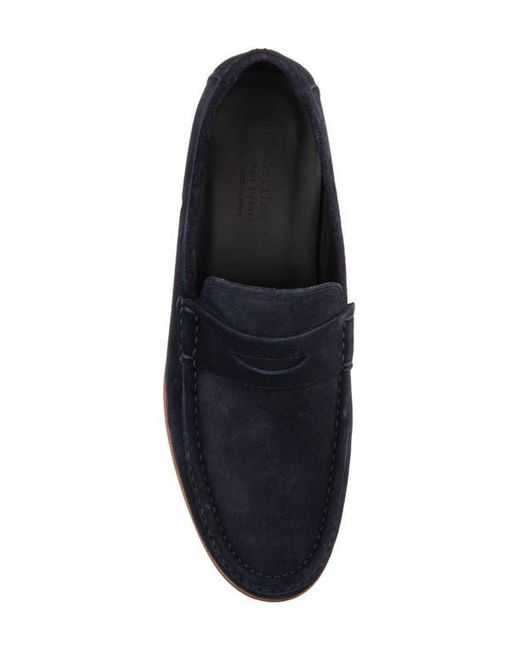 To Boot New York Blue Dylan Suede Penny Loafer for men