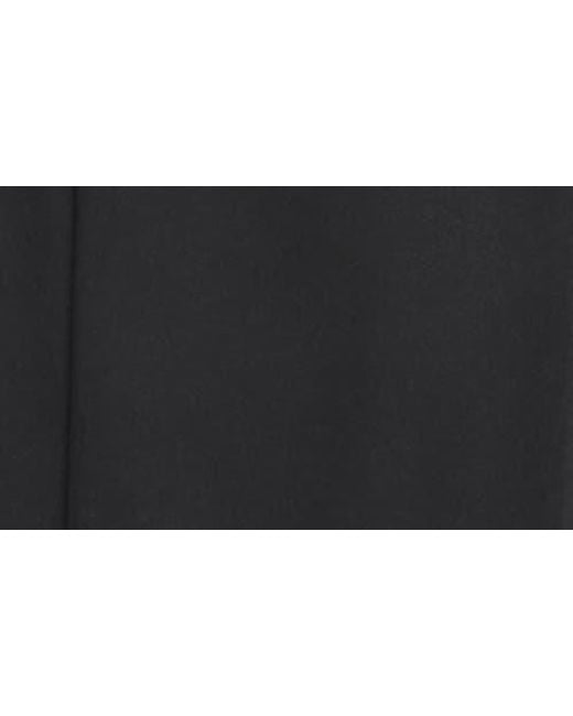 Maggy London Black Tailored Faux Wrap Dress
