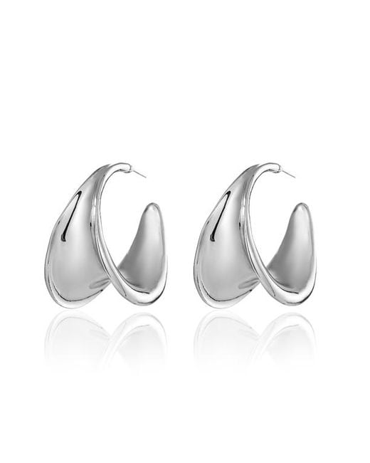 Kellery Metallic Bond Statement Earrings