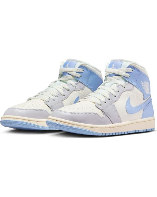 Nike Blue Air 1 Mid Sneaker