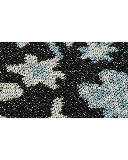 Scotch & Soda Black 40 Years Metallic Belted Jacquard Jacket